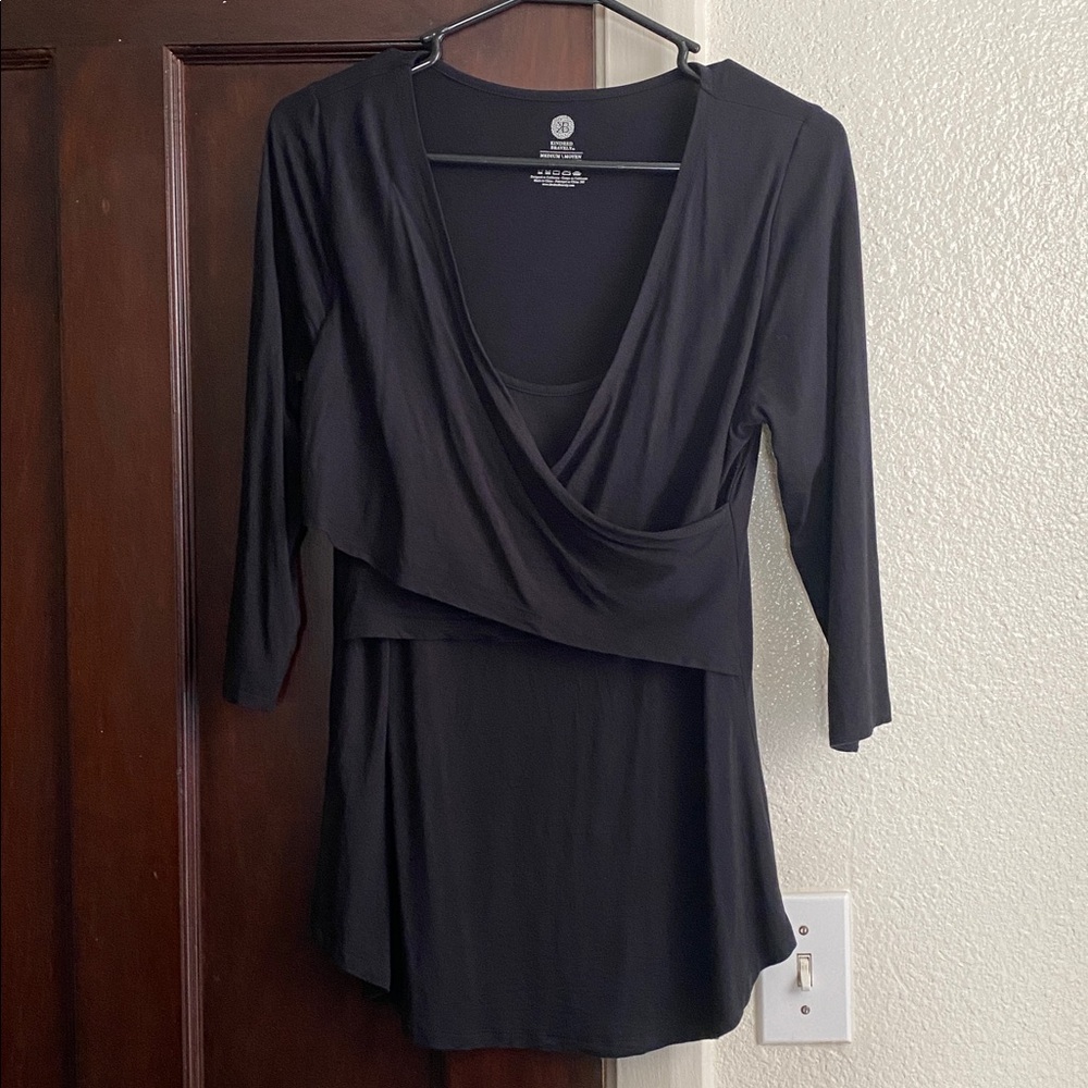 Kindred Bravely Nursing Shirt, 3/4 sleeves, Size M